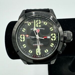 Swiss Legend Submersible SL-10543-BB-01 Men’s Water Resistant Watch